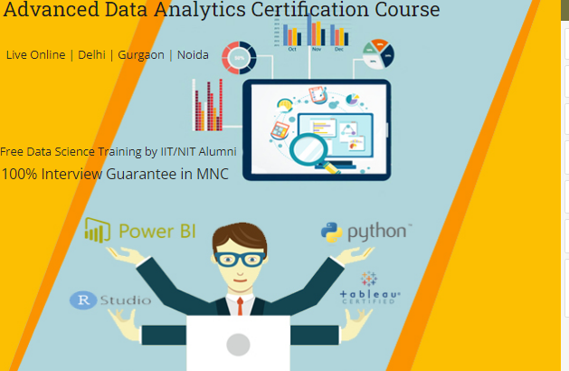 Job Oriented Data Analyst Course in Delhi, 110046.